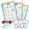 Lotería Baby Shower de Patitos Imprimible