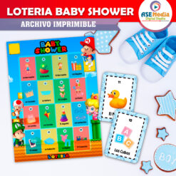 Juegos Baby Shower Mundo Marino Imprimible