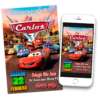 Cars Invitación Digital de Cumpleaños