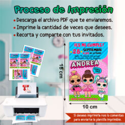 LOL Surprise Invitación Digital de Cumpleaños Mod 03