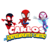 Spidey y sus Sorprendentes Amigos Spiderman Logo Personalizado con Nombre para Cumpleaños Mod 03