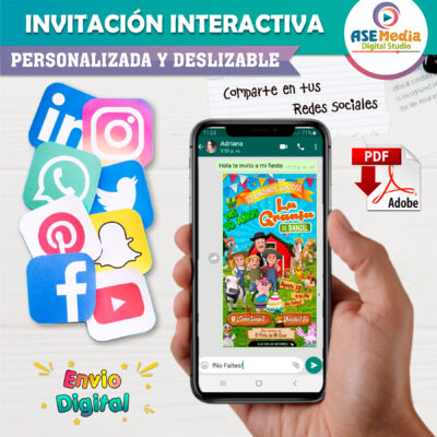 La Granja de Zenón Invitación Interactiva de Cumpleaños - Imagen 5