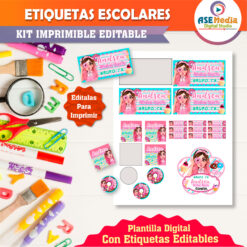 Mis Pastelitos Etiquetas Escolares Editables