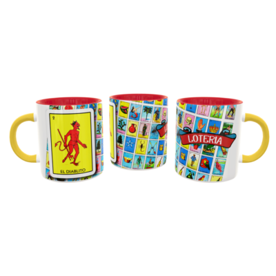 Baraja de Lotería Mexicana Plantilla Editable para Sublimación de Taza - Imagen 6