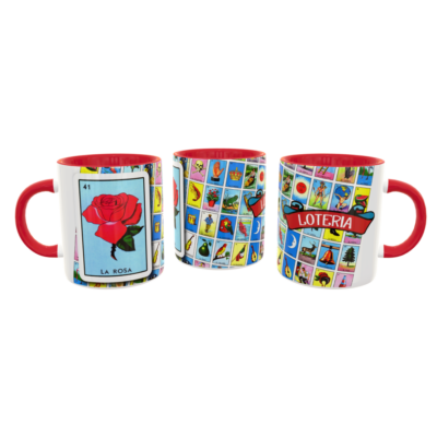 Baraja de Lotería Mexicana Plantilla Editable para Sublimación de Taza - Imagen 3