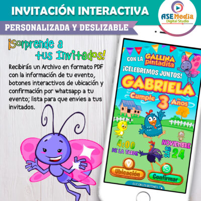 Invitación WEB Interactiva Personalizada con Música ¡Temática Especial!