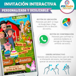 Invitación WEB Interactiva Personalizada con Música ¡Temática Especial!