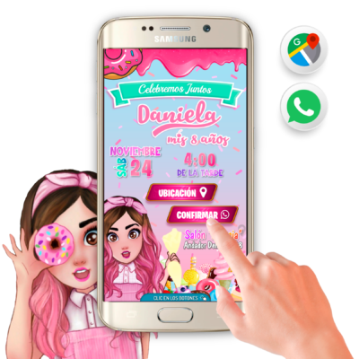 Mis Pastelitos Invitación Interactiva de Cumpleaños