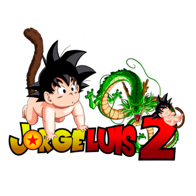 Dragon Ball Goku Bebé Logo Personalizado con Nombre para Cumpleaños