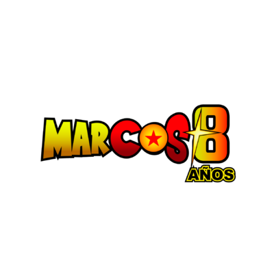 Dragon Ball Super Logo Personalizado con Nombre para Cumpleaños