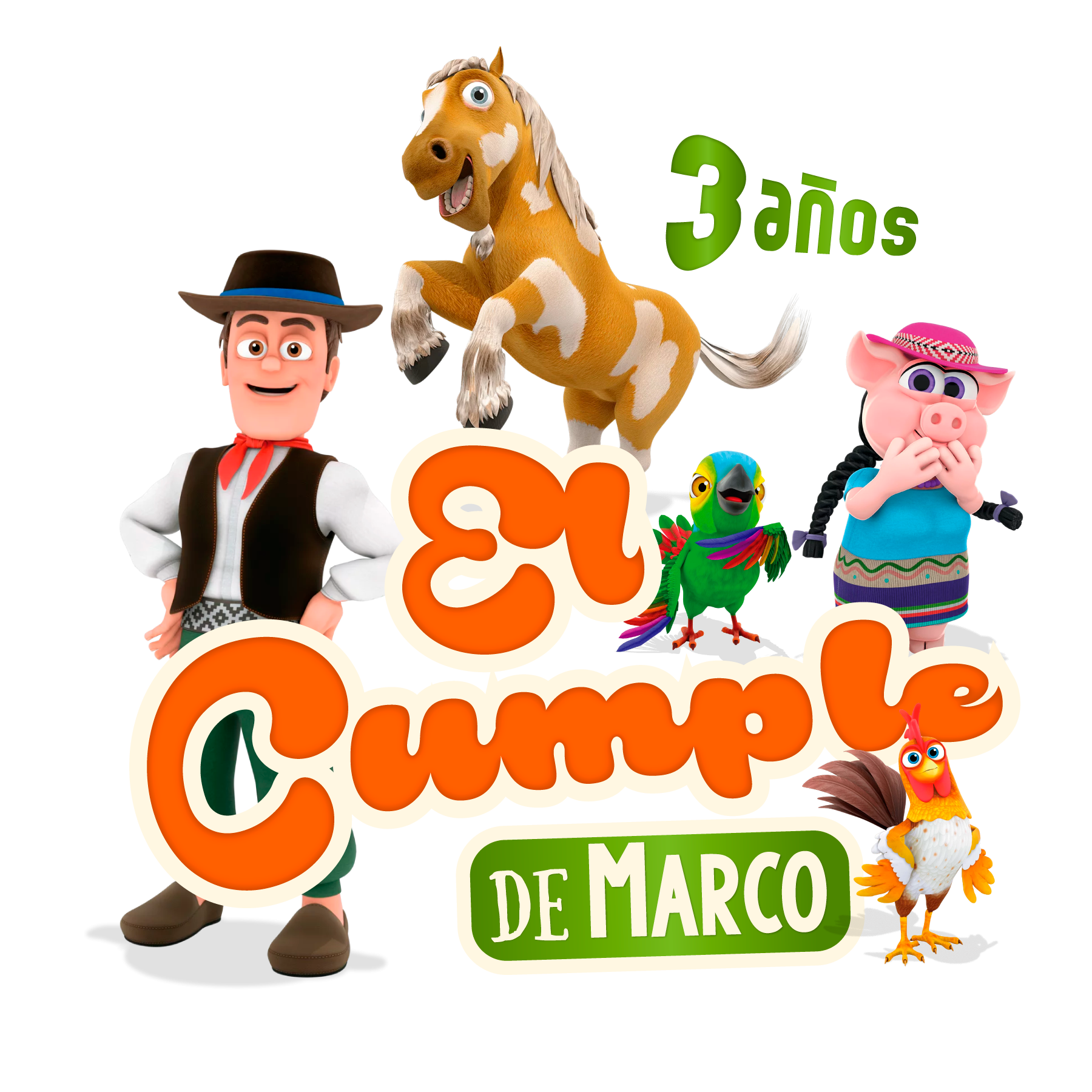 La Granja de Zenón Logo Personalizado con Nombre Mod. 05
