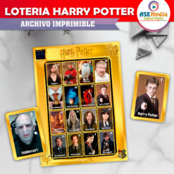 Lotería Dorada Harry Potter Imprimible