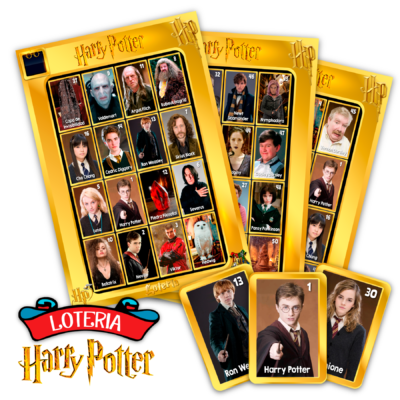 Lotería Dorada Harry Potter Imprimible