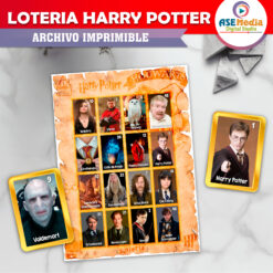 Lotería Harry Potter Carta de Hogwarts Imprimible