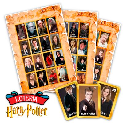 Lotería Harry Potter Carta de Hogwarts Imprimible