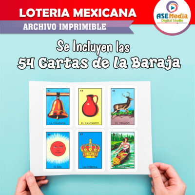 Lotería Mexicana Nuestras Raices Imprimible Mod. 03 - Imagen 5
