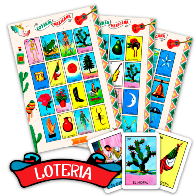 Lotería Mexicana Nuestras Raices Imprimible Mod. 03