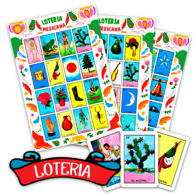 Lotería Mexicana México Colorido Imprimible Mod. 05