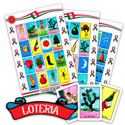 Lotería Mexicana Mexico Libre Imprimible Mod. 06