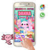 Ajolote Axolotl – Invitación Interactiva de Cumpleaños para WhatsApp