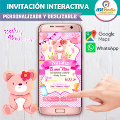 Baby Shower Animalitos – Invitación Interactiva para WhatsApp