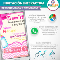 Baby Shower Animalitos – Invitación Interactiva para WhatsApp