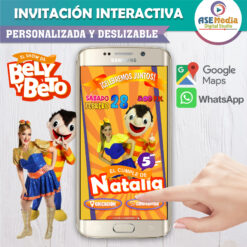 Bely Beto – Invitación Interactiva de Cumpleaños para WhatsApp