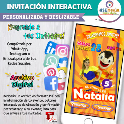 Bely Beto – Invitación Interactiva de Cumpleaños para WhatsApp