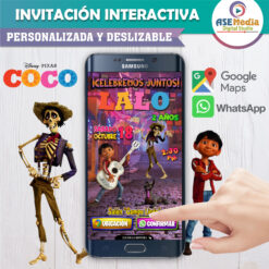 Coco – Invitación Interactiva de Cumpleaños para WhatsApp