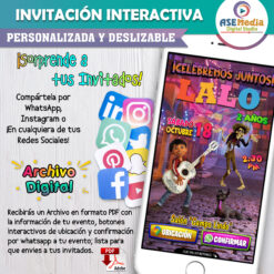 Coco – Invitación Interactiva de Cumpleaños para WhatsApp