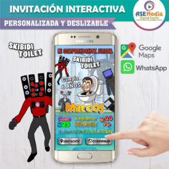 Skibidi Toilet – Invitación Interactiva de Cumpleaños para WhatsApp