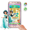 Aladdin, Princesa Jazmín – Invitación Interactiva de Cumpleaños para WhatsApp