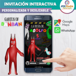 Banban of Garten – Invitación Interactiva de Cumpleaños para WhatsApp