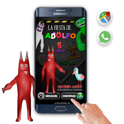 Banban of Garten – Invitación Interactiva de Cumpleaños para WhatsApp