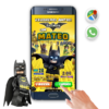 Batman LEGO – Invitación Interactiva de Cumpleaños para WhatsApp