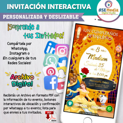 Paw Patrol The Mighty Movie – Invitación Interactiva de Cumpleaños para WhatsApp