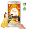 La Bella y La Bestia – Invitación Interactiva de Cumpleaños para WhatsApp