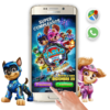 Paw Patrol The Mighty Movie – Invitación Interactiva de Cumpleaños para WhatsApp