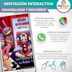 Alvin y Las Ardillas – Invitación Interactiva de Cumpleaños para WhatsApp