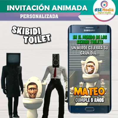 Minecraft – Video Invitación Animada de Cumpleaños para WhatsApp