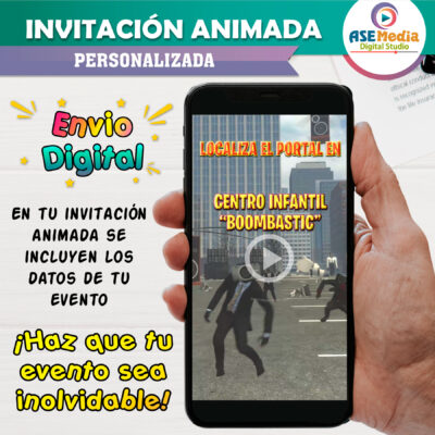 Minecraft – Video Invitación Animada de Cumpleaños para WhatsApp