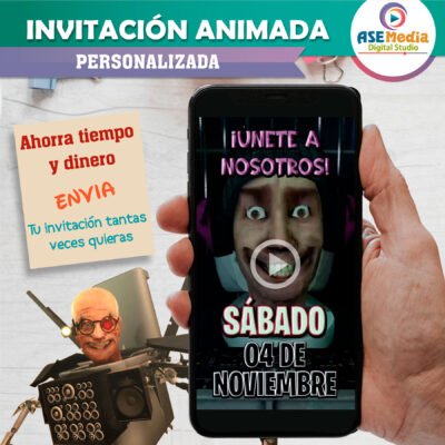 Minecraft – Video Invitación Animada de Cumpleaños para WhatsApp