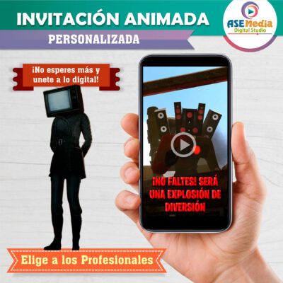 Minecraft – Video Invitación Animada de Cumpleaños para WhatsApp