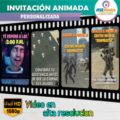 Minecraft – Video Invitación Animada de Cumpleaños para WhatsApp
