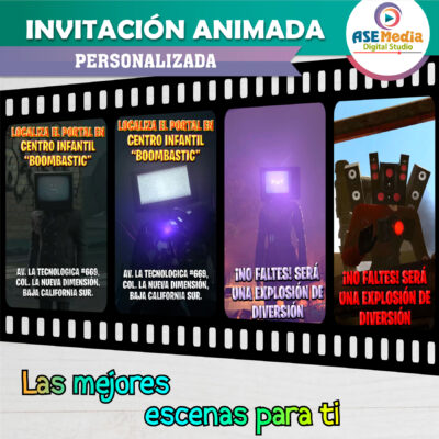 Minecraft – Video Invitación Animada de Cumpleaños para WhatsApp