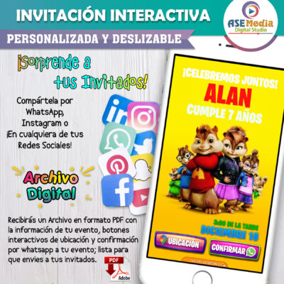 Angry Birds – Invitación Interactiva de Cumpleaños para WhatsApp