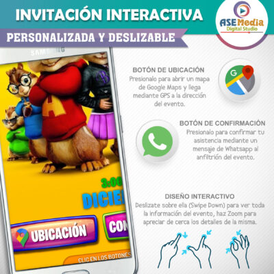 Angry Birds – Invitación Interactiva de Cumpleaños para WhatsApp