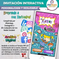 Bebés Llorones – Invitación Interactiva de Cumpleaños para WhatsApp