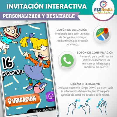 Bebés Llorones – Invitación Interactiva de Cumpleaños para WhatsApp