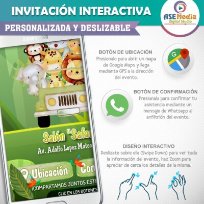 Baby Shower Morado y Lila – Invitación Interactiva para WhatsApp
